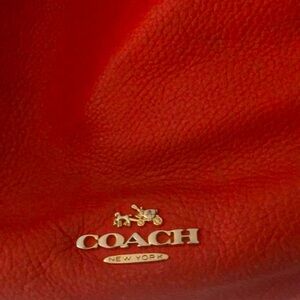 Gorgeous coral COACH bag